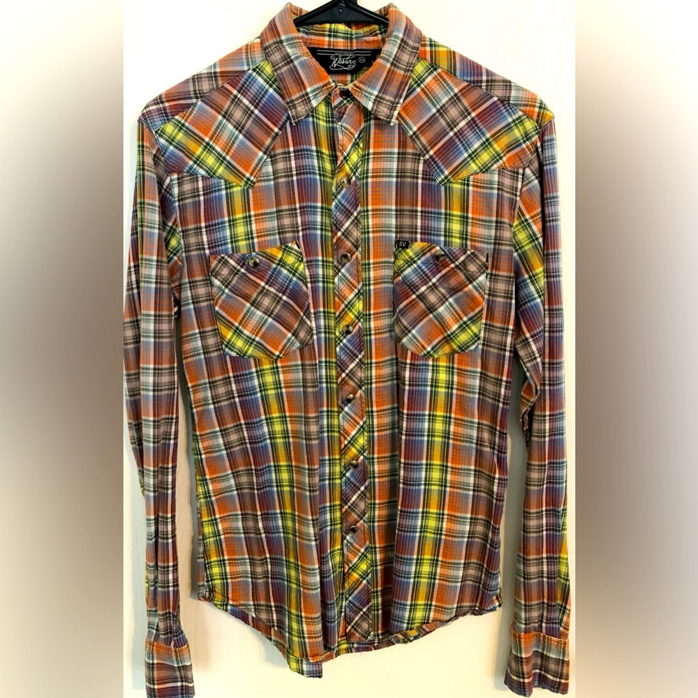 Salt Valley western pearl snap shirt